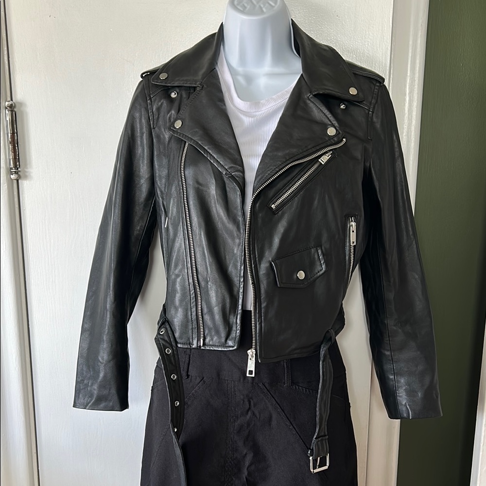 Zara - Women's Faux Leather Jacket